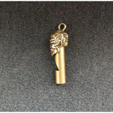 Brass Monkey King Whistle Key Ring
