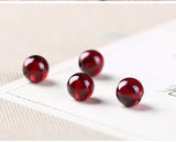 Natural Wine Red Garnet Loose Beads for DIY Bracelet Necklace
