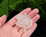 Natural Ice Chalcedony Pendant, Antique Gulong Jades Pendant