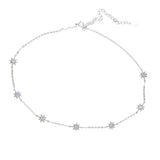 925 Sterling Sun Totem Choker Necklace for Women