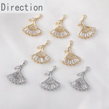 14K Copper Plated Zircon Pendant DIY Accessories