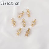 14K Zircon Candy Pendant DIY Earrings Necklace Bracelet Accessories
