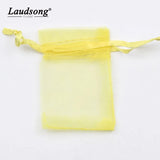 50pcs Organza Bags Jewelry Packaging Wedding Pouches