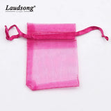 50pcs Organza Bags Jewelry Packaging Wedding Pouches