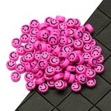 Acrylic Beads Smile Face Charms for Kids Bracelets