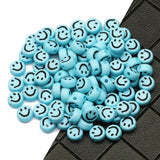 Acrylic Beads Smile Face Charms for Kids Bracelets