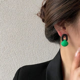 Acrylic Pendant Earrings Sweet Stud Earrings Girls Birthday Gift