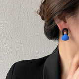 Acrylic Pendant Earrings Sweet Stud Earrings Girls Birthday Gift
