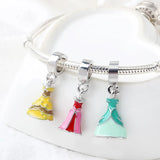 Anime Princess Dress Pendant DIY Fit Original Pan Charms Bracelet