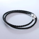 Leather Bracelet with Charms & Beads for DIY Jewelry Making