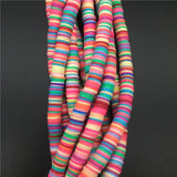 African Vinyl Disk Beads for DIY Jewelry