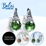 Zultanite Claps Earrings 8.0mm Gemstone 925 Sterling Silver