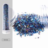 Crushed Glass Stones Resin Filling for DIY Epoxy Mold