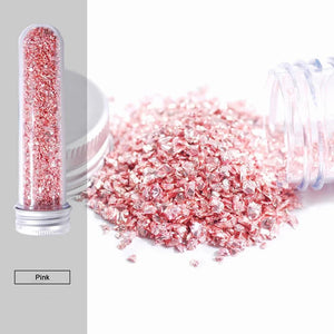 Crushed Glass Stones Resin Filling for DIY Epoxy Mold