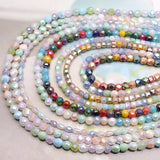 Faceted Crystal Glass Beads for Jewelry Making DIY
