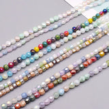 Faceted Crystal Glass Beads for Jewelry Making DIY