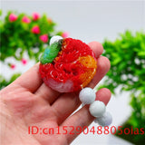 Jade Dragon Bracelet Amulet Women Jadeite Charm Beads Bangle