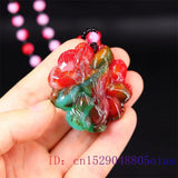 Jade Fox Necklace Pendant Amulet Natural Gemstones Talismans Carved Real