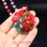Jade Fox Necklace Pendant Amulet Natural Gemstones Talismans Carved Real
