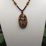 Jade Mermaid Pendant Necklace Chinese Jewelry Natural Gemstone Charm