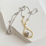 925 Silver Heart Pendant Choker Necklace Women