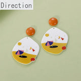Peach Heart Acrylic Pendant for DIY Jewelry Making