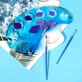 Palette Mold DIY Epoxy Resin Mold Drawing Board Silicone Mould Art Crafts Jewelr