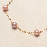 18K Baroque Pearl Bracelet Set for Women