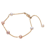 18K Baroque Pearl Bracelet Set for Women
