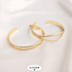 14K Copper Clad Hyperbolic Open Bracelet DIY Bracelet