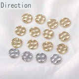 14K Copper Plated Disc Pendant for DIY Jewelry Making