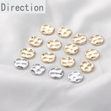 14K Copper Plated Disc Pendant for DIY Jewelry Making