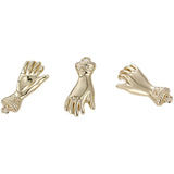 14K Personality Palm Gesture Pendant DIY Jewelry Making Kit