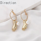 14K Personality Palm Gesture Pendant DIY Jewelry Making Kit