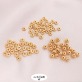 14K Threaded Flat Bead Lantern Bead Hot Wheel Separator Loose Bead