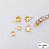 14K Zircon Claw Chain Buckle DIY Jewelry Accessories