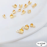 14K Zircon Claw Chain Buckle DIY Jewelry Accessories