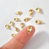 Copper Plated 14K Lobster Clasp for DIY Jewelry Necklace Bracelet