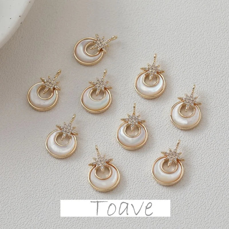 Copper Zircon Pendant Jewelry Material Accessories