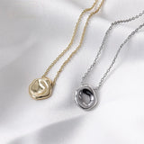 14K Plated High Pendant Lentils DIY Hand Necklace