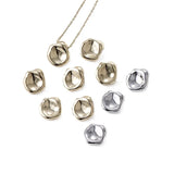 14K Plated High Pendant Lentils DIY Hand Necklace