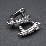 30pc CZ Paved Earring Hooks Jewelry Findings DIY Jewelry Making