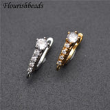 30pc CZ Paved Earring Hooks Jewelry Findings DIY Jewelry Making