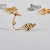 Copper Plated 18k Ear Pin Ear Clip DIY Ear Ring Accessory
