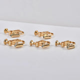 Copper Plated 18k Ear Pin Ear Clip DIY Ear Ring Accessory
