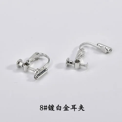 Copper Plated 18k Ear Pin Ear Clip DIY Ear Ring Accessory