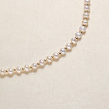 14K Pearl Bow Choker Necklace DIY Jewelry