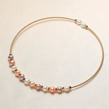 14K True Filled Freshwater Pearl Choker Necklace DIY Jewelry