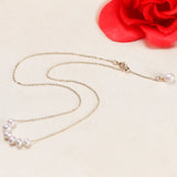 14K Filled Pearl Y Style Necklace DIY Jewelry