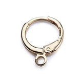 18K True Filled 11MM Round Earring Clasps DIY Jewelry Making